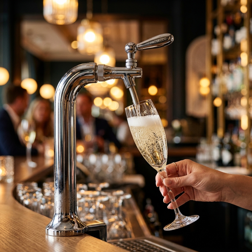 Csapolt prosecco adagolás